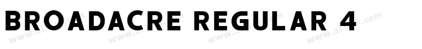 Broadacre Regular 4字体转换